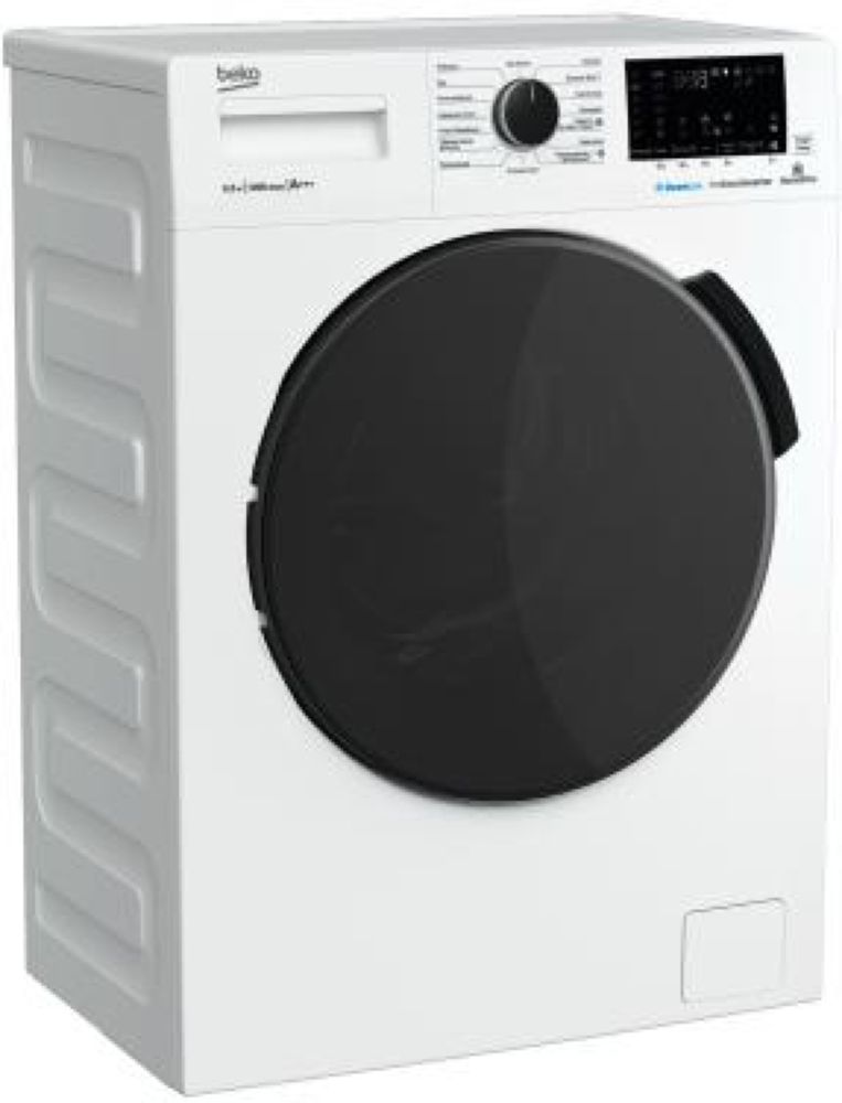 Узкая стиральная машина BEKO WSPE 6H616W - ракурс 2