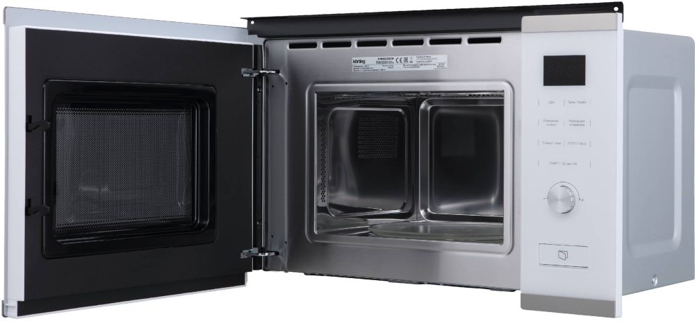 Встраиваемая микроволновая печь KORTING KMI 820 GSCW - ракурс 3