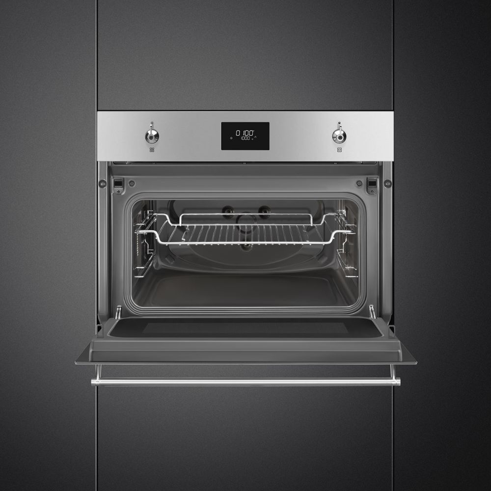 Встраиваемая микроволновая печь SMEG SO 4301M0X - ракурс 3