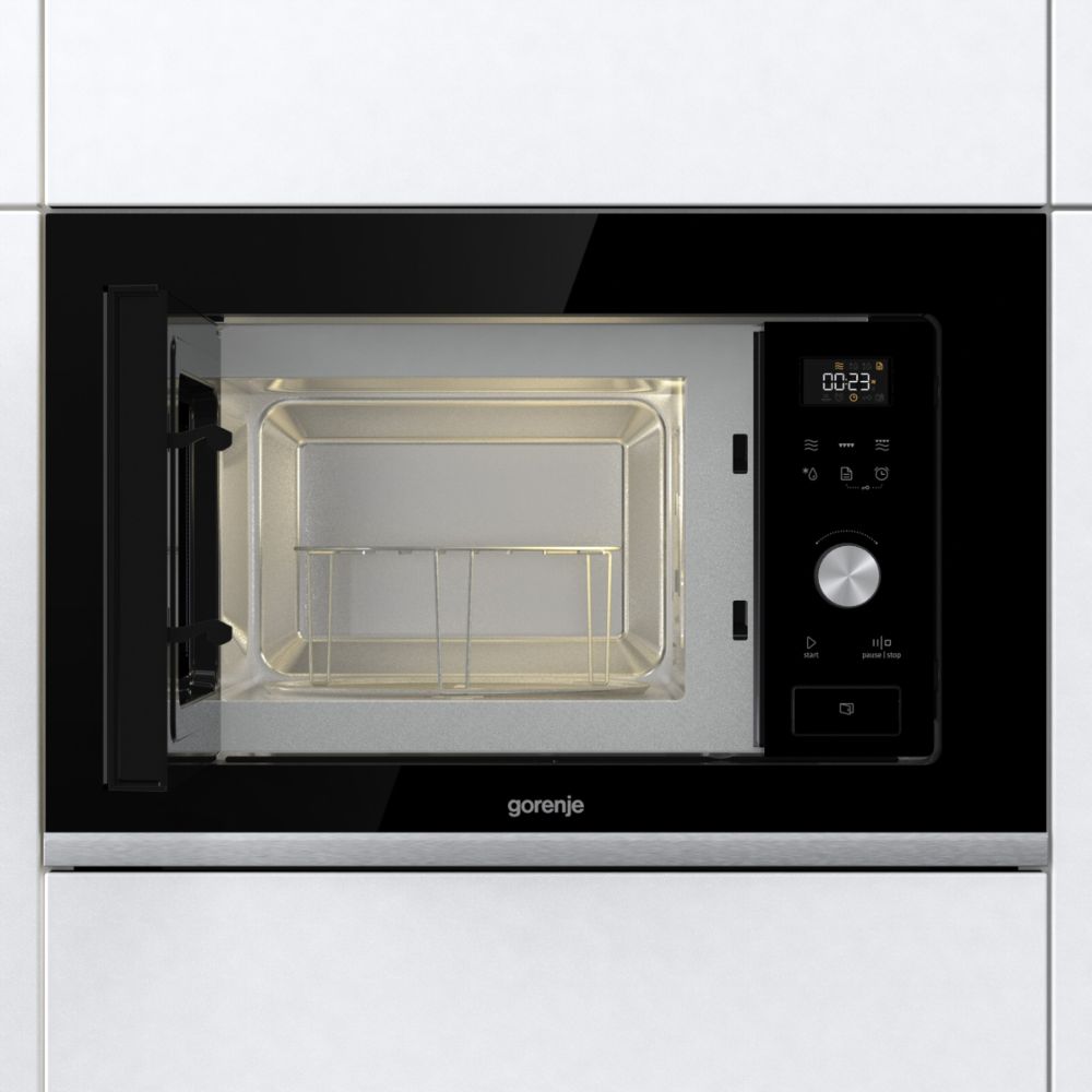 Встраиваемая микроволновая печь GORENJE BMX 201AG1BG - ракурс 2