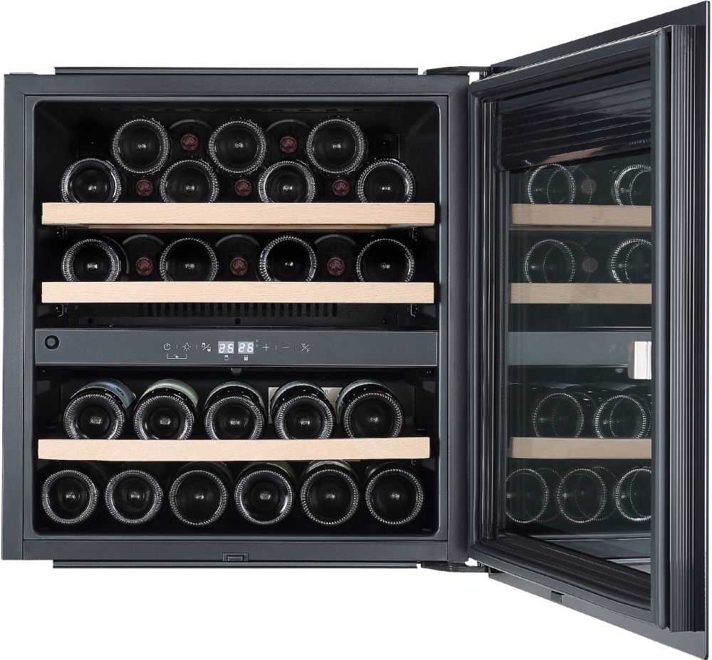 Встраиваемый винный шкаф KORTING KFW 604 DB GXN - ракурс 2