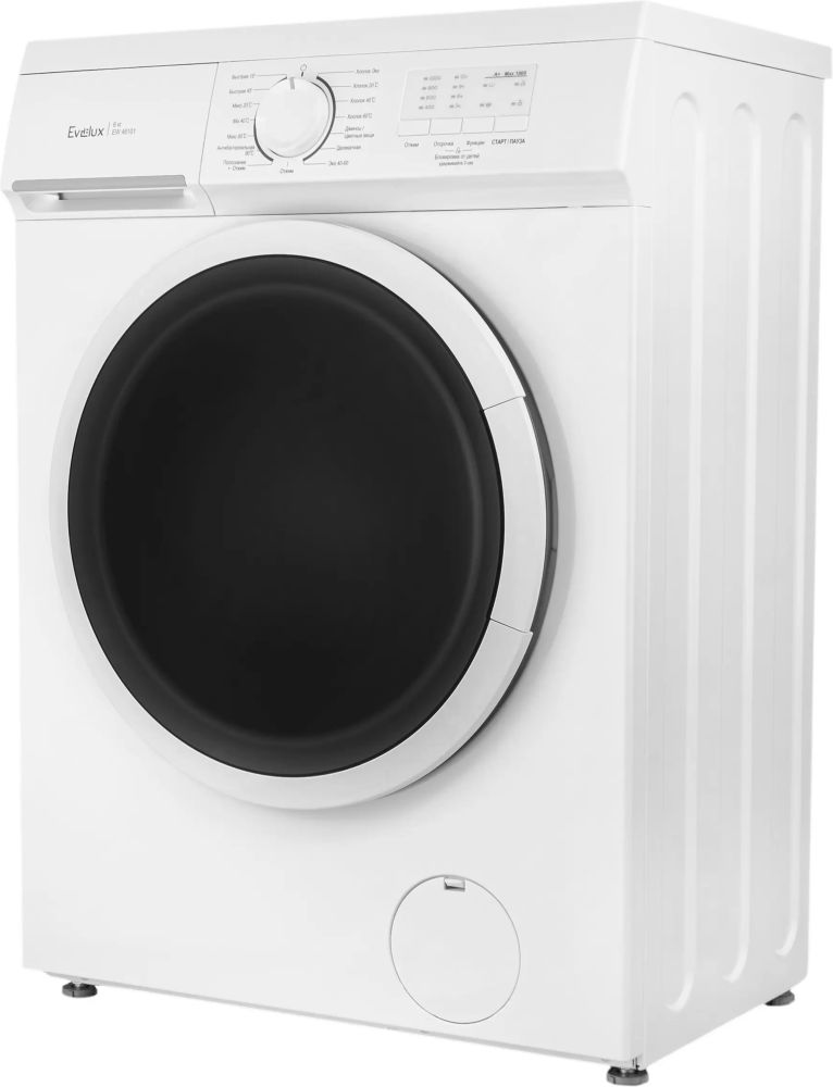 Узкая стиральная машина EVELUX EW 46101 - ракурс 2