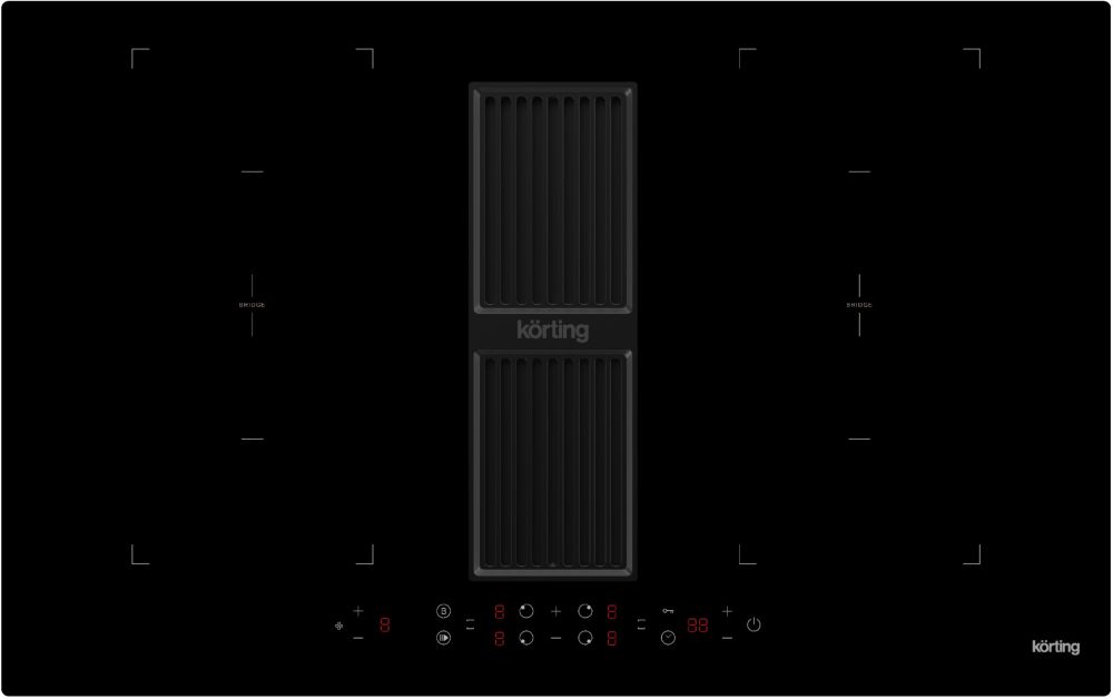 Варочная панель с вытяжкой KORTING HIBH 84980 NB