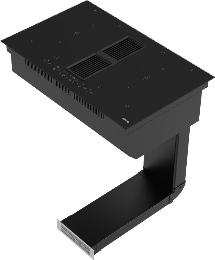 Варочная панель с вытяжкой KORTING HIBH 84980 NB - ракурс 2