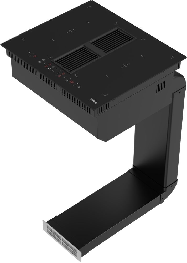 Варочная панель с вытяжкой KORTING HIBH 68980 NB - ракурс 2