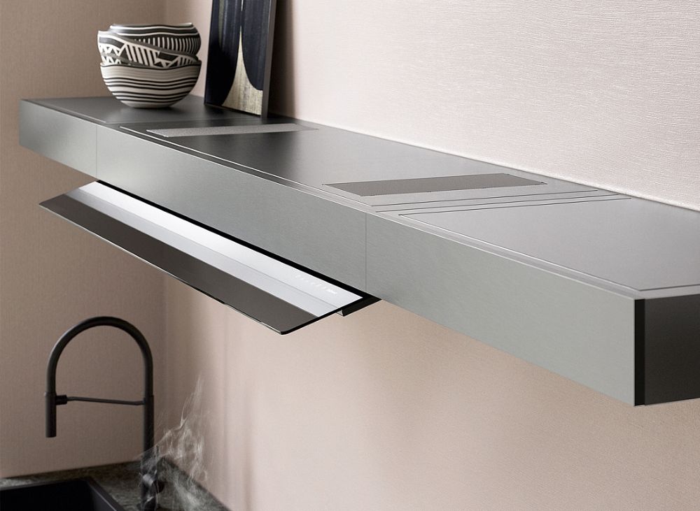 Настенная вытяжка FALMEC SHELF Customizable 120 NERO (отвод воздуха, без мотора)