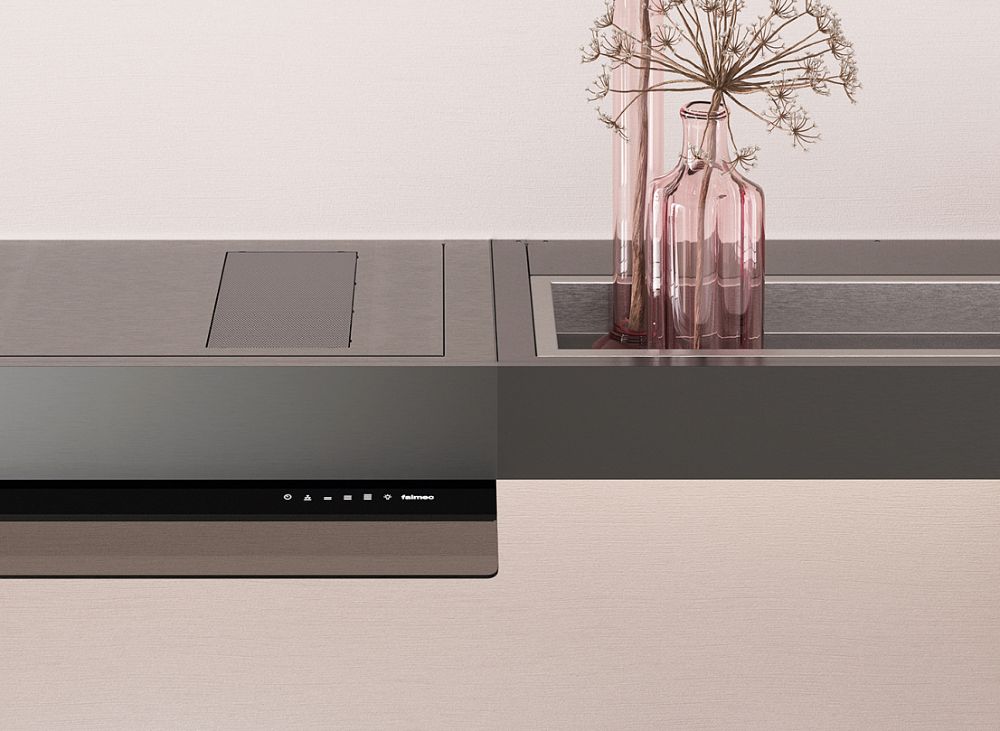 Настенная вытяжка FALMEC SHELF Customizable 120 NERO (отвод воздуха, без мотора) - ракурс 3
