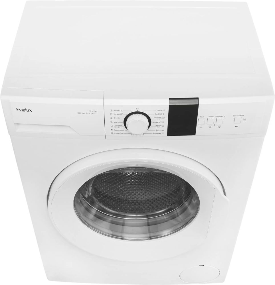 Узкая стиральная машина EVELUX EW 42206 - ракурс 6