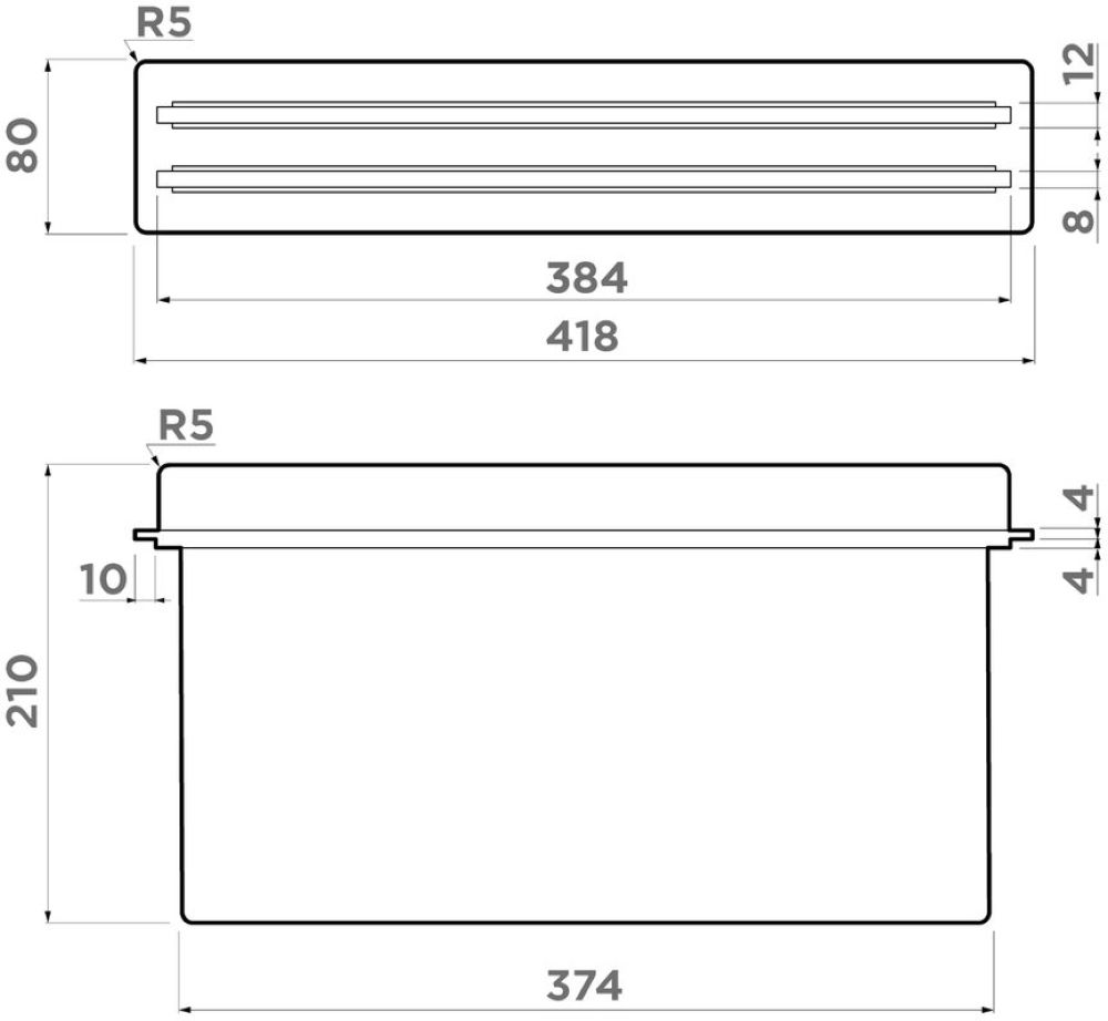 Аксессуар к мойке OMOIKIRI 4999131 Держатель для досок FP-05-GB - ракурс 2