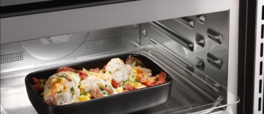 Компактный духовой шкаф с микроволновкой MIELE H 7840 BM BRWS - ракурс 4