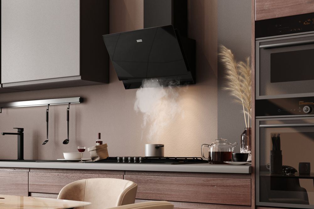 Настенная вытяжка FRANKE TEMPER 60 BK - ракурс 2