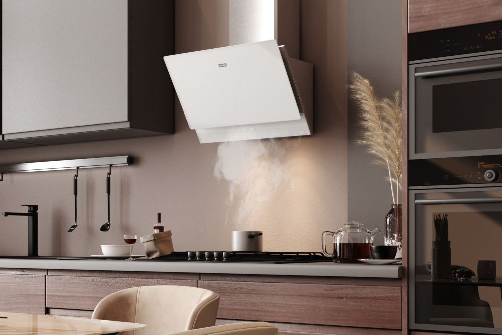 Настенная вытяжка FRANKE TEMPER 60 WH/SS - ракурс 2