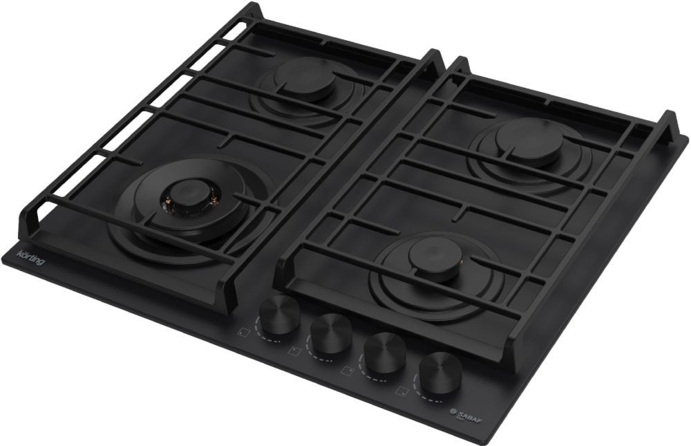 Газовая варочная панель KORTING HG 6235 CTN - ракурс 2