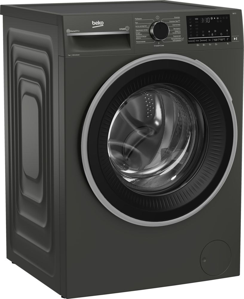 Узкая стиральная машина BEKO B3WFR 572AB - ракурс 2