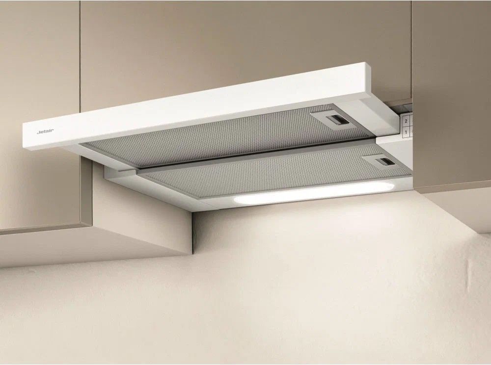 Встраиваемая вытяжка JETAIR AURORA LX/WH/F/60 - ракурс 5