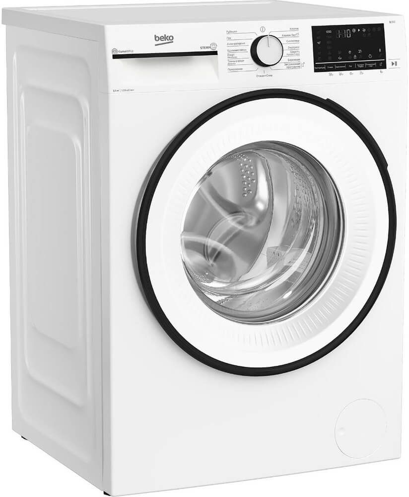 Узкая стиральная машина BEKO B3WFR 56H2WWB - ракурс 5