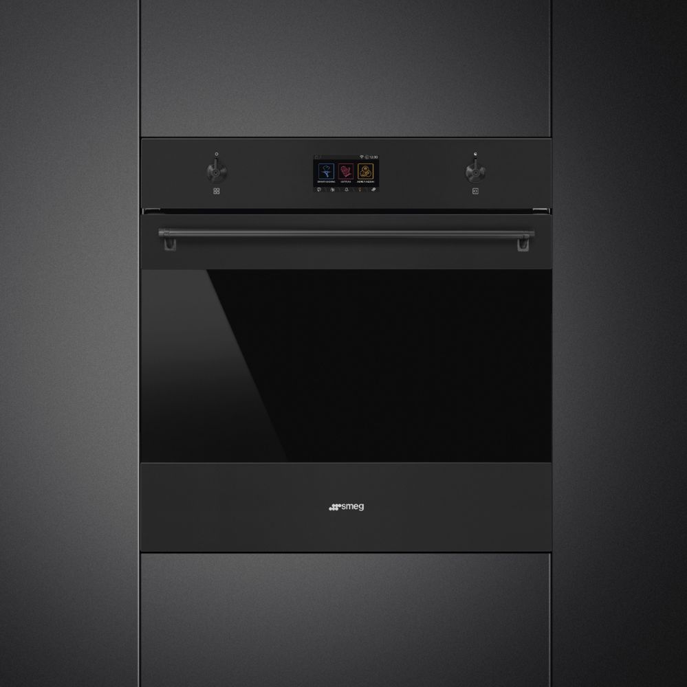 Духовой шкаф с пароваркой и микроволновкой SMEG SO 6303APN - ракурс 2