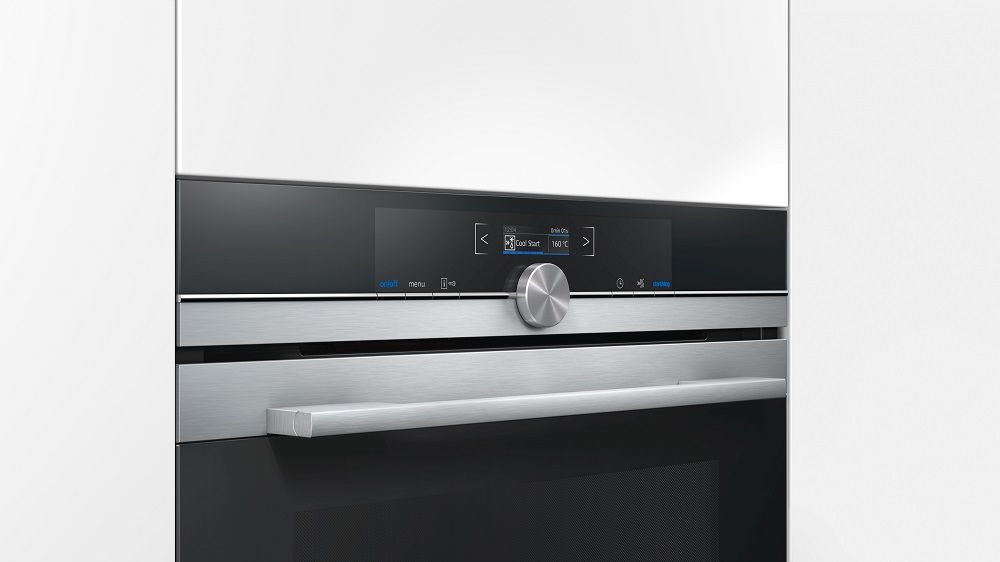 Компактный электрический духовой шкаф SIEMENS CM 633GBS1 - ракурс 2