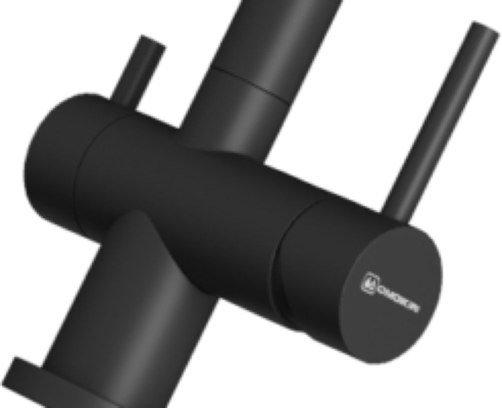 Смеситель для кухни OMOIKIRI Nagano-BL-P + Pure drop Lite - ракурс 3