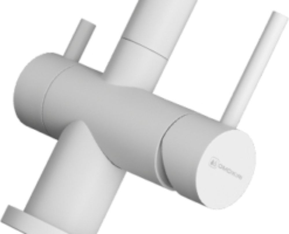 Смеситель для кухни OMOIKIRI Nagano-WH-P + Pure drop Lite - ракурс 3