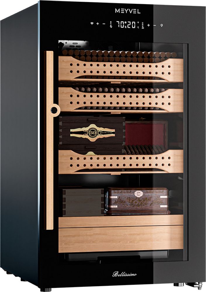 Сигарный шкаф MEYVEL MC-120BK (PRO) - ракурс 2