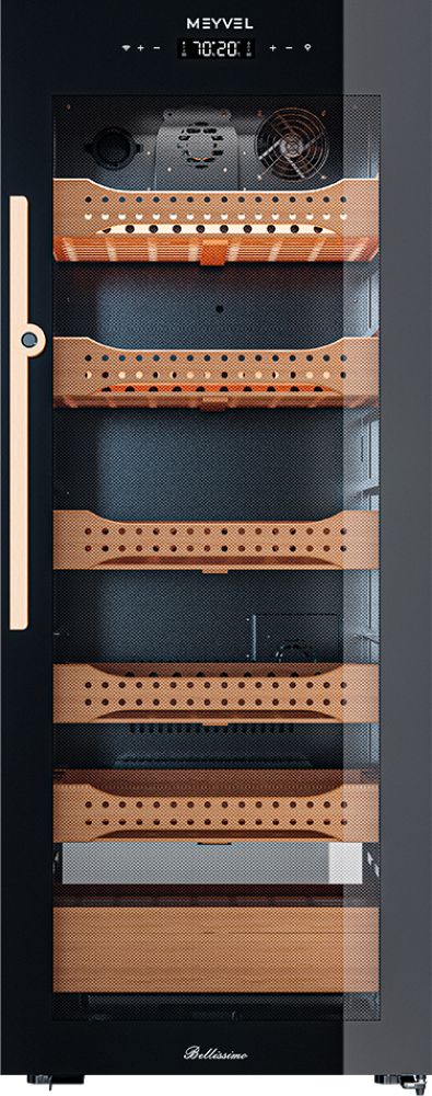 Сигарный шкаф MEYVEL MC-200BK (PRO) - ракурс 3