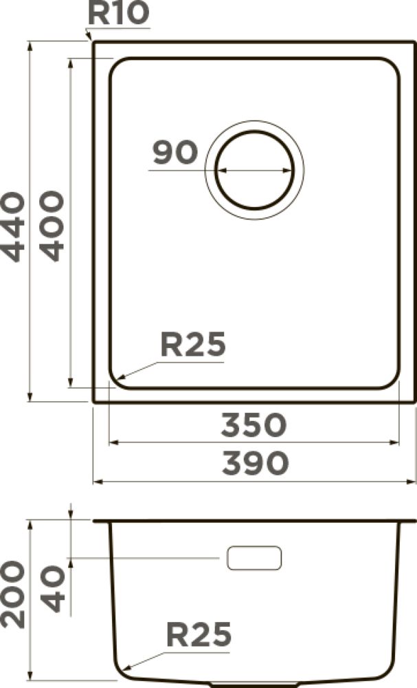 Кухонная мойка OMOIKIRI Tadzava 39-UI-LG (4993262) - ракурс 4