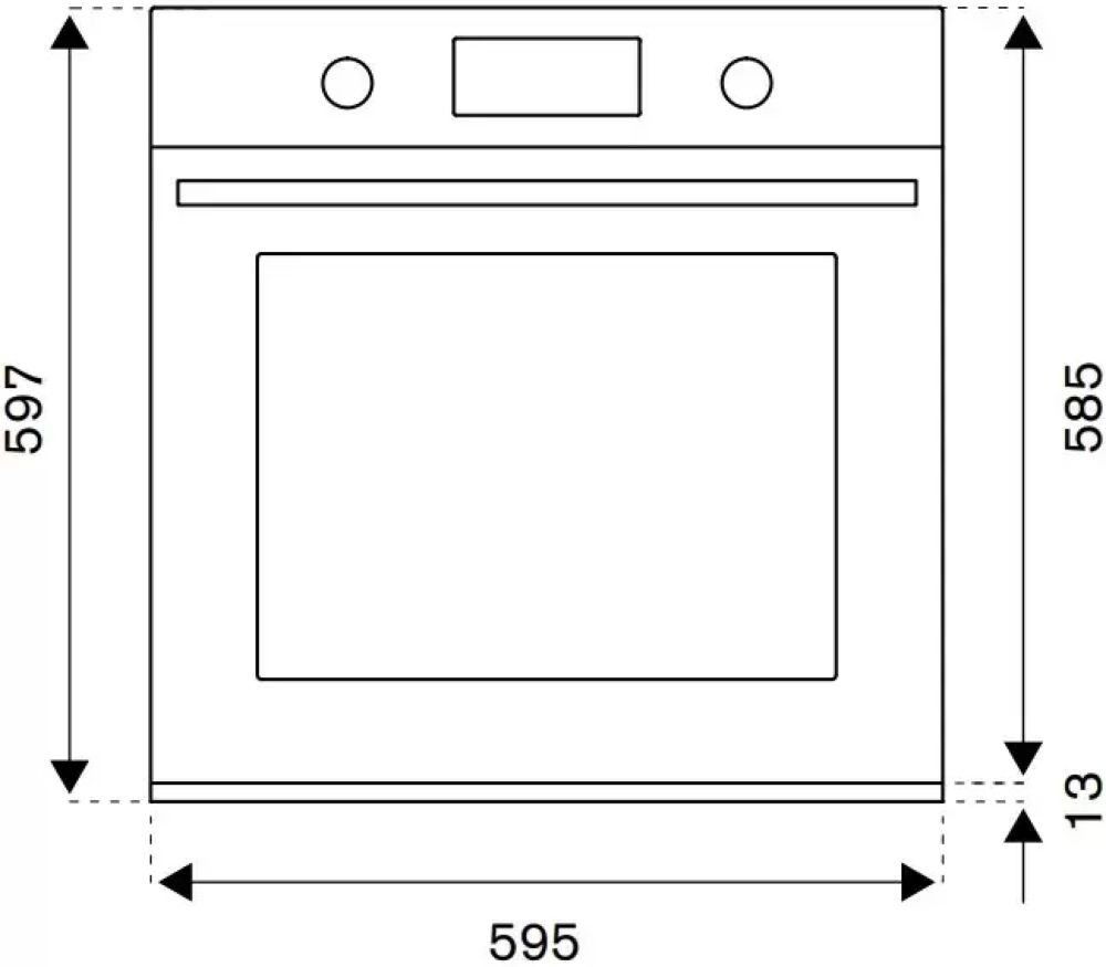 Электрический духовой шкаф BERTAZZONI F6011PROPLN/23 - ракурс 4