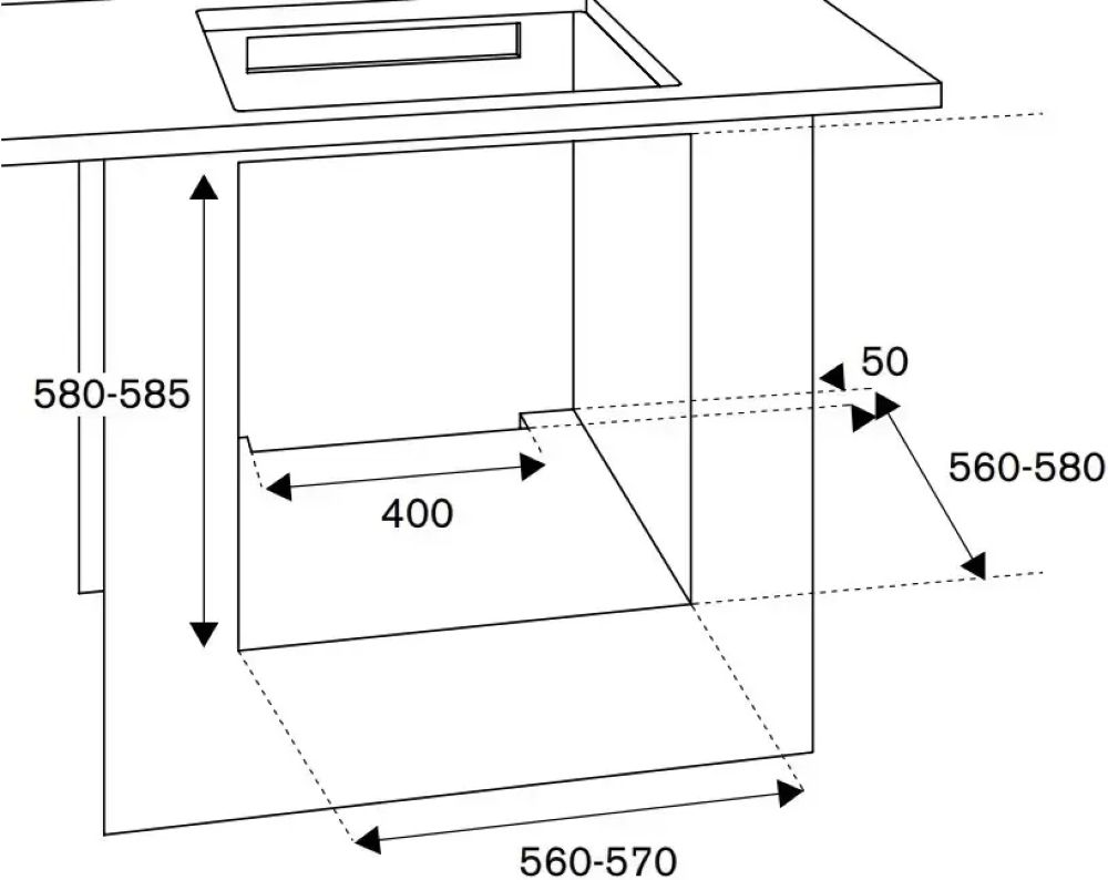 Электрический духовой шкаф BERTAZZONI F6011MODPLN/23 - ракурс 6