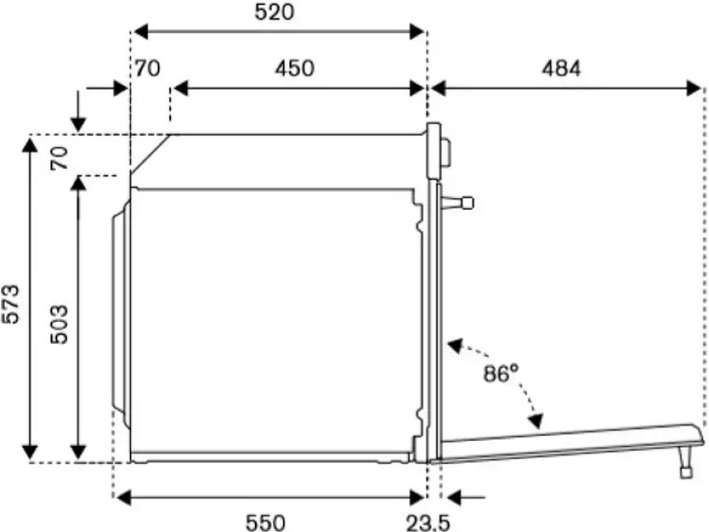 Электрический духовой шкаф BERTAZZONI FMOD6093ESB1 - ракурс 4