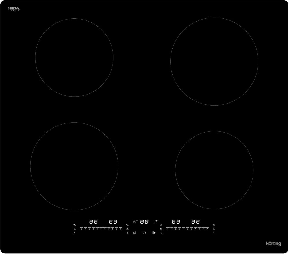 Индукционная варочная панель KORTING HI 64090 HID - ракурс 2