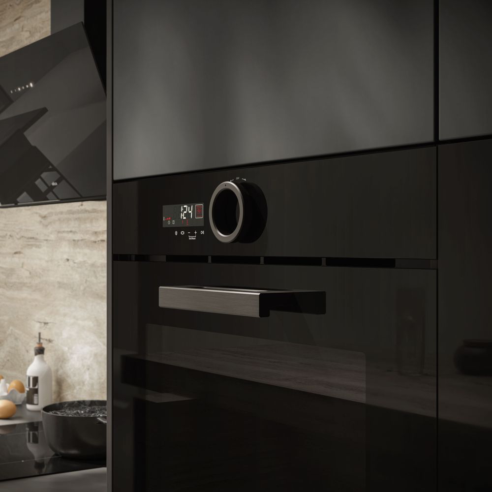 Электрический духовой шкаф ELICA VIRTUS MULTI 60 DD BL - ракурс 2