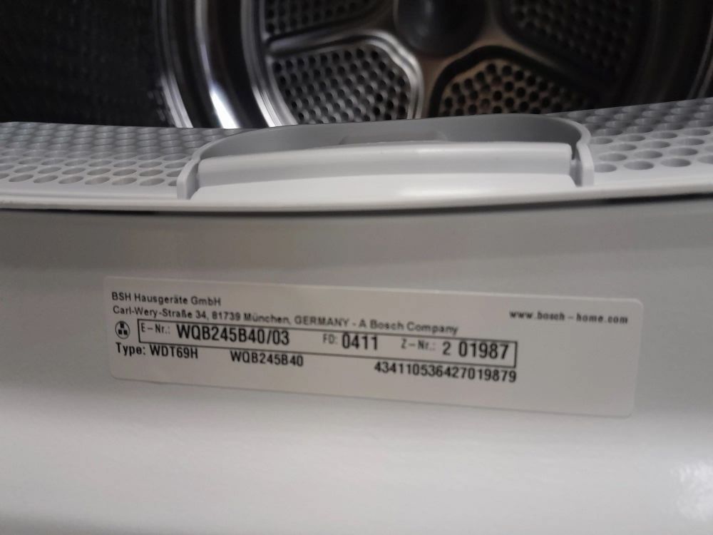 Сушильная машина BOSCH WQB 245B40 - ракурс 10