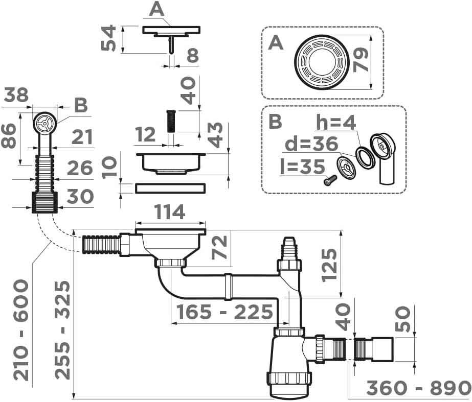 Аксессуар к мойке OMOIKIRI 4956916 WK-1-R-GB - ракурс 2