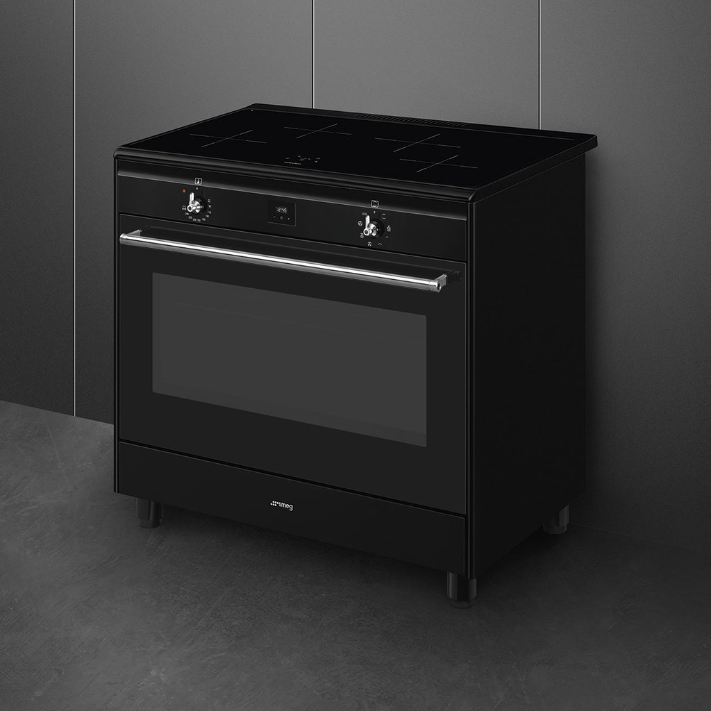 Электрическая кухонная плита SMEG CX 91IMBL - ракурс 2