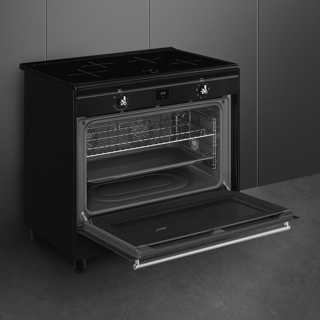 Электрическая кухонная плита SMEG CX 91IMBL - ракурс 3