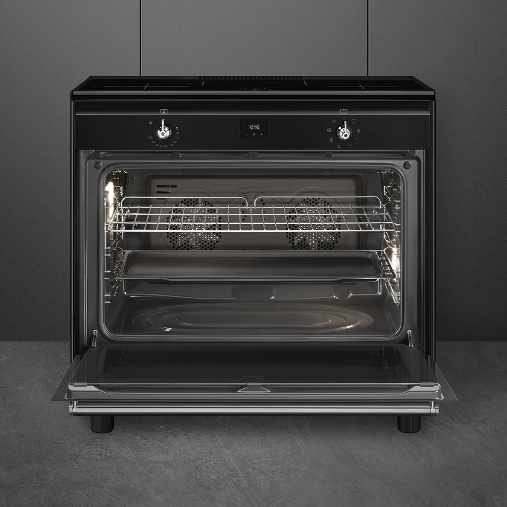 Электрическая кухонная плита SMEG CX 91IMBL - ракурс 4