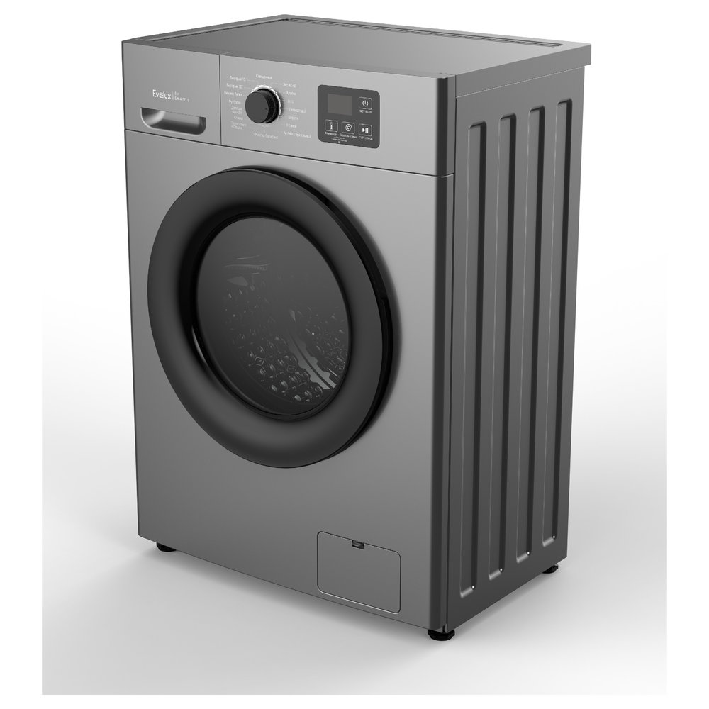 Узкая стиральная машина EVELUX EW 46121 S - ракурс 2