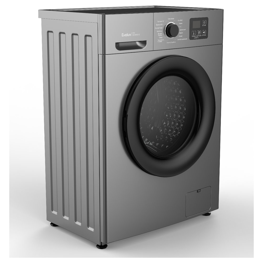 Узкая стиральная машина EVELUX EW 46121 S - ракурс 3