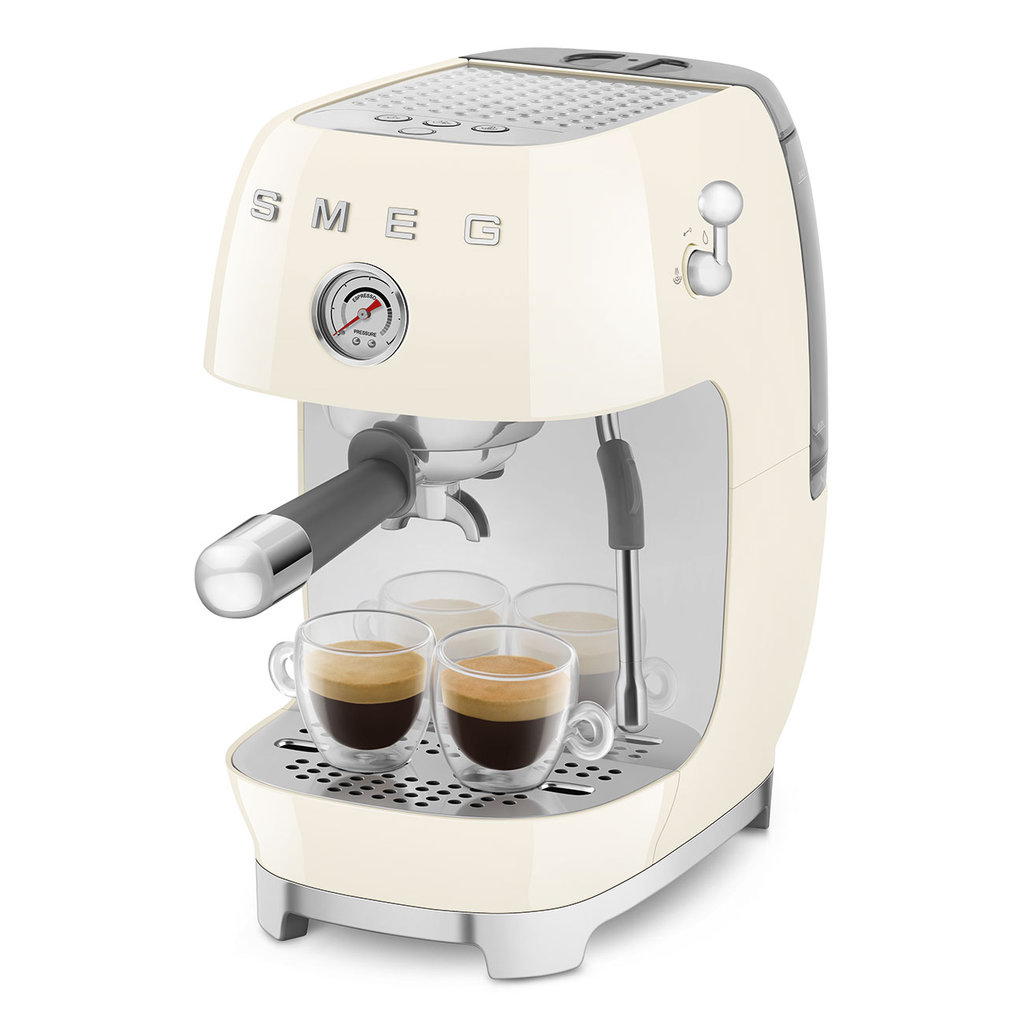 Рожковая кофеварка SMEG ECF 03CREU - ракурс 8