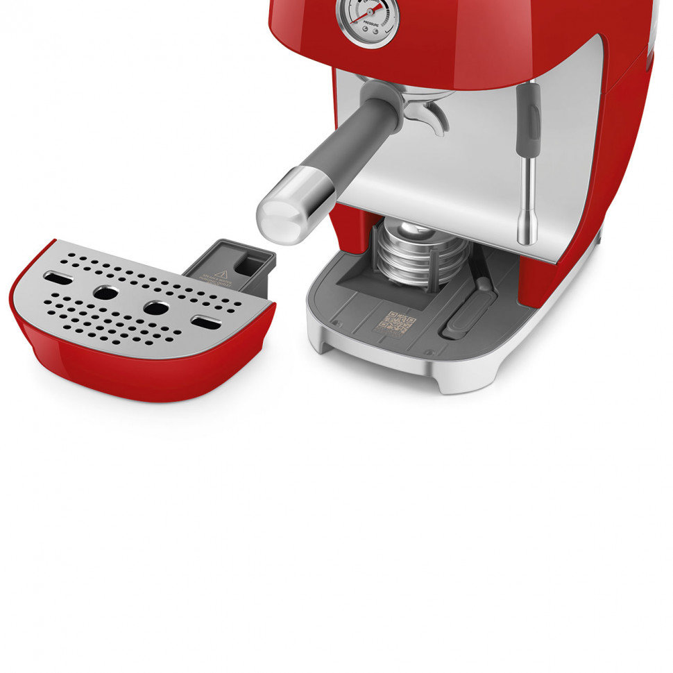Рожковая кофеварка SMEG ECF 03RDEU - ракурс 7