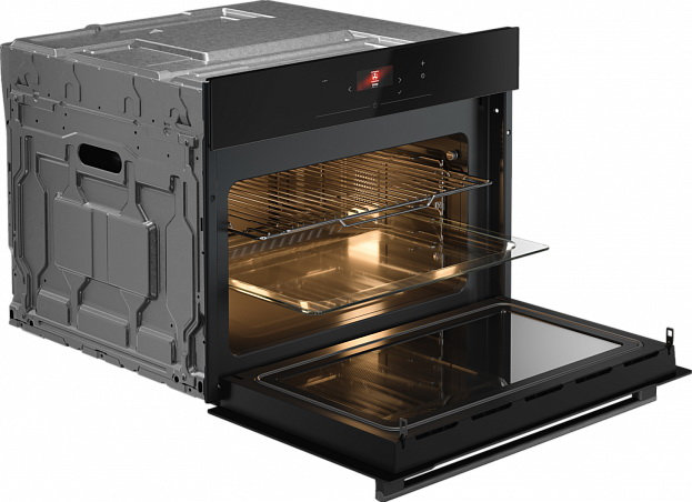Компактный духовой шкаф с микроволновкой ASKO OCM 24BGH - ракурс 2