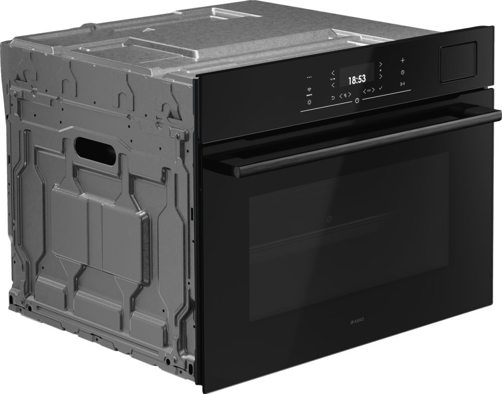 Компактный духовой шкаф с пароваркой ASKO OCS 24BGH - ракурс 3