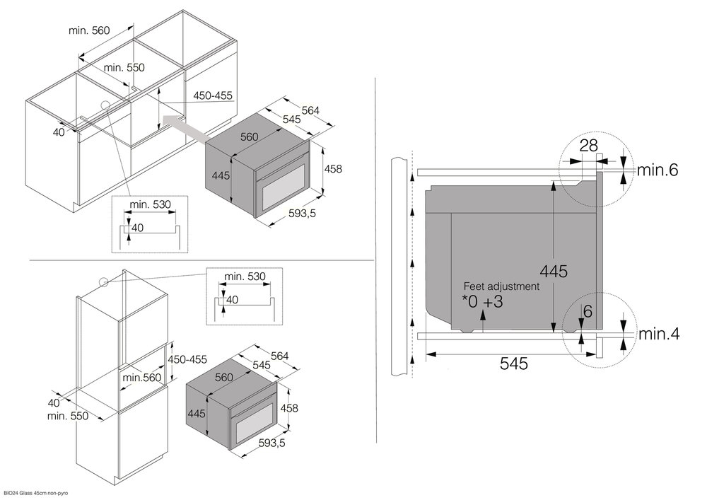 Компактный духовой шкаф с микроволновкой ASKO OCM 54BGH - ракурс 11