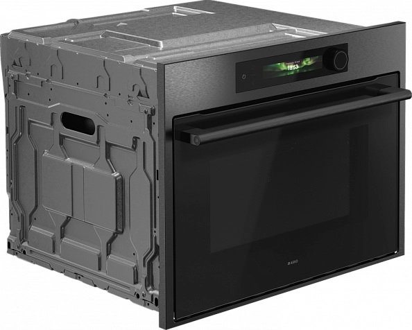 Компактный духовой шкаф с микроволновкой ASKO OCM 64BSH - ракурс 4