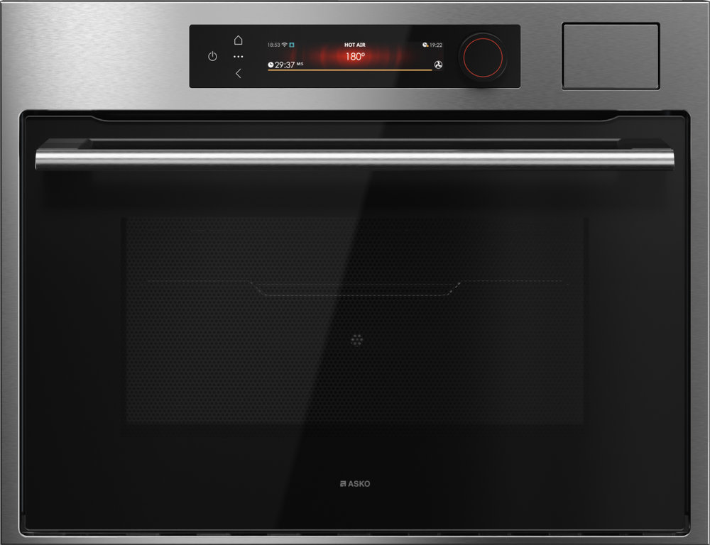 Комп. духовой шкаф с пароваркой и микроволновкой ASKO OCSM 64SSH - ракурс 4