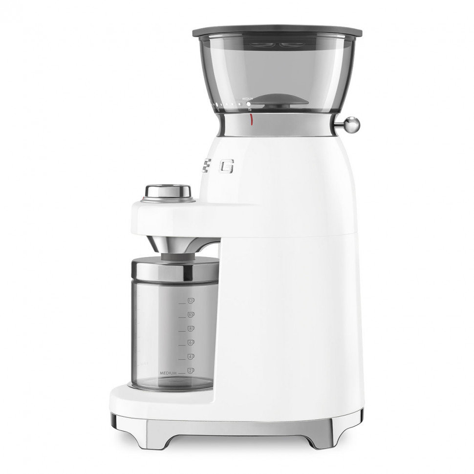 Кофемолка SMEG CGF 03WHEU - ракурс 2