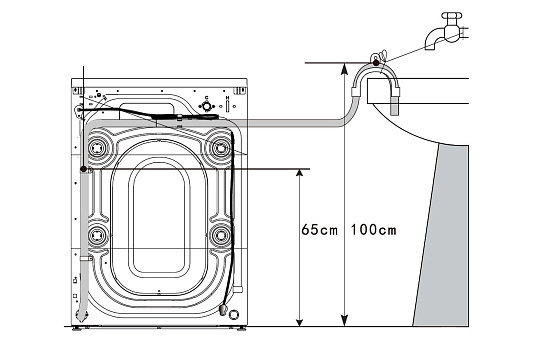 Полноразмерная стиральная машина KORTING KWM 50IM140 - ракурс 2