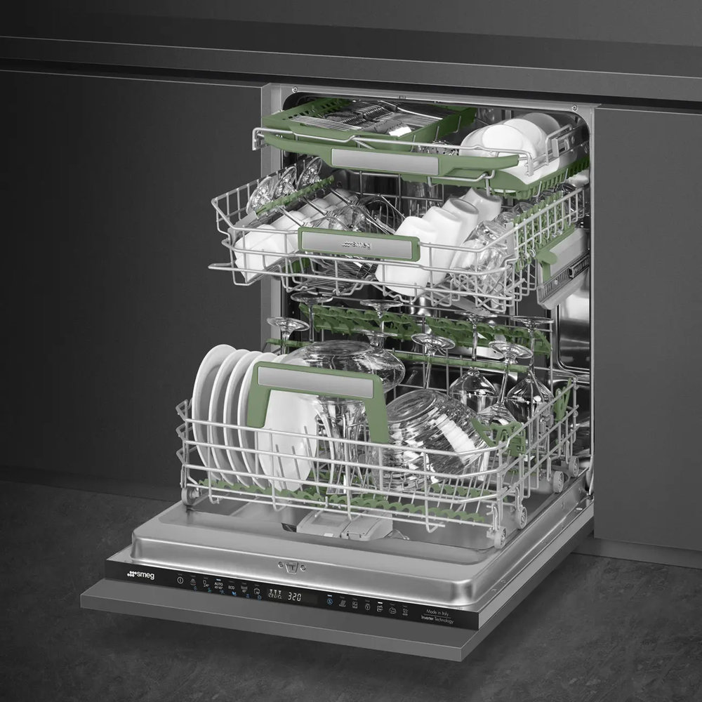 Встраиваемая посудомоечная машина SMEG STL 7322BQL - ракурс 3
