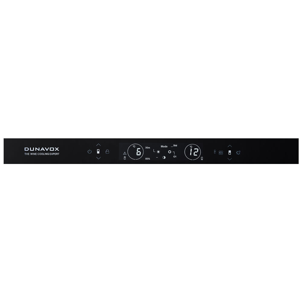 Встраиваемый винный шкаф DUNAVOX DVH-19.50SS.TO - ракурс 3